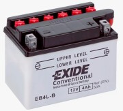 EXIDE EB4LB Батарея аккумуляторная 4А/ч 50А обратная полярн. болтовые мото клеммы