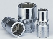 FORCE 54921 Головка 21мм 12-гранная 1/2DR короткая