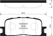 Sangsin brake SP2038