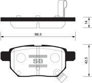Sangsin brake SP2094
