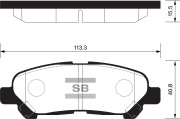 Sangsin brake SP2136