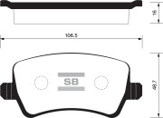 Sangsin brake SP2286